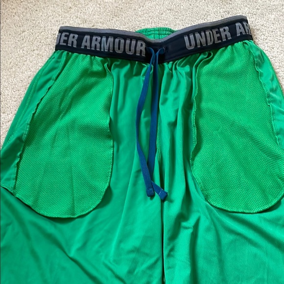 Under Armour Men's Green Athletic Shorts - Picture 5 of 5